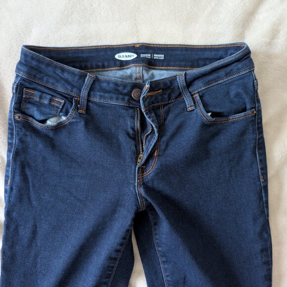 3/$30 Dark wash super skinny petite jeans - Picture 4 of 6